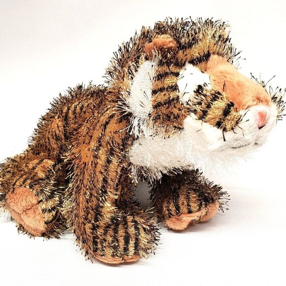 Ganz Fuzzy Plush Tiger 8" Webkinz No Code Wild Cat Jungle Striped - Picture 1 of 5